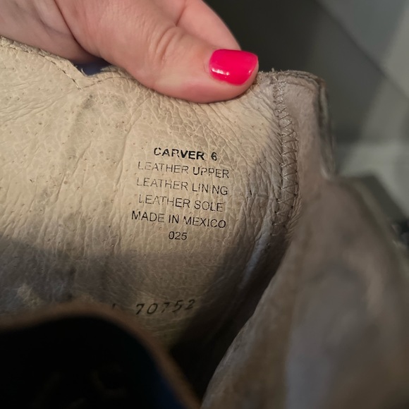 Size 6 FreeBird Carver Boot Handmade Leather Excellent Condition! $300 - Picture 5 of 8